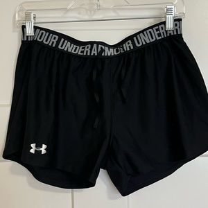 Two pairs of under armour womens shorts